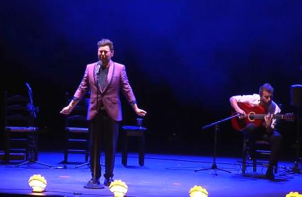 El cantaor español, Miguel Poveda, en Mérida