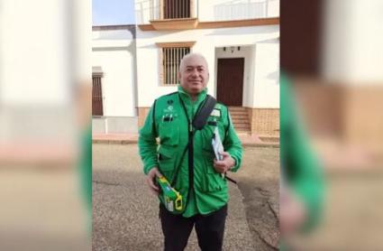 Óscar Cordón Pachón, vendedor de la ONCE