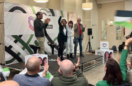 Irene de Miguel presenta la candidatura de Unidas por Extremadura para las elecciones autonómicas del 21 de diciembre