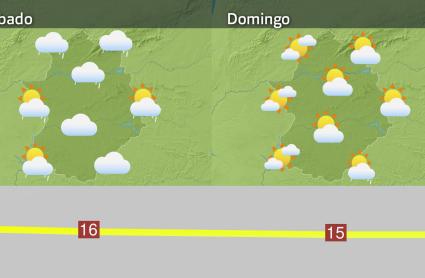 Mapa de previsión del 29 y 30 de noviembre