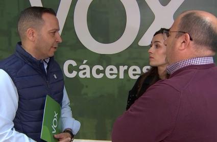 Óscar Fernández, candidato de Vox a la presidencia de la Junta de Extremadura