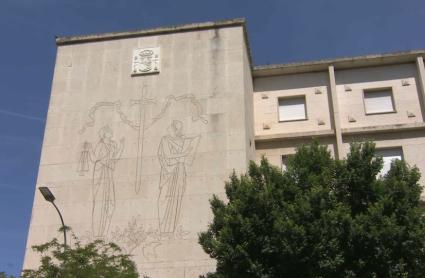 Fachada de la Audiencia Provincial de Badajoz