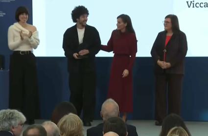 Rubén Mateos Brea, de Plasencia, ha logrado el Premio Nacional de Diseño y Empresa, entregado por la Reina Letizia