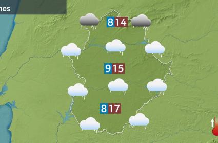Mapa de previsión del 24 de noviembre