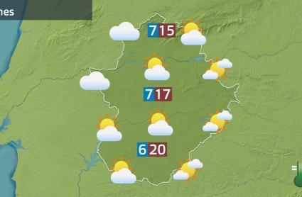 Mapa de previsión del 10 de noviembre
