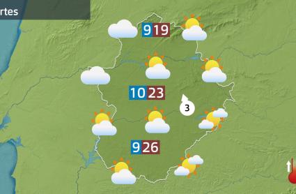 Mapa de previsión del 4 de noviembre