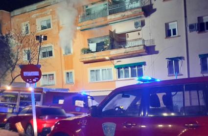 Incendio en una vivienda en Cáceres