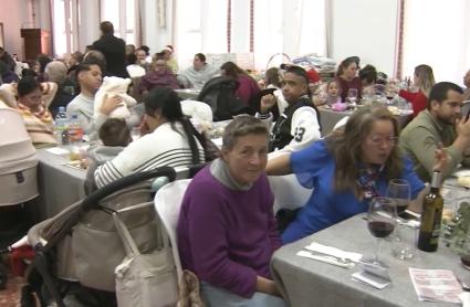 Comida solidaria en Cáceres