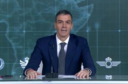 Pedro Sánchez se dirige a los militares desplegados en el exterior para felicitarles la Navidad