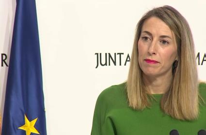 María Guardiola, presidenta de la Junta de Extremadura en funciones