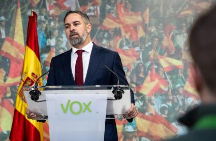 Santiago Abascal, líder de Vox, en una imagen de archivo