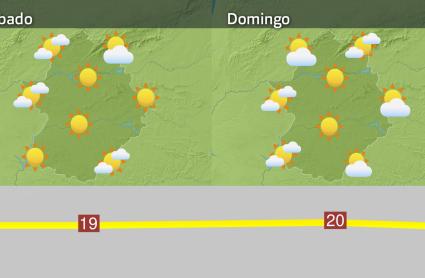 Mapa de previsión del  28 de febrero y 1 de marzo