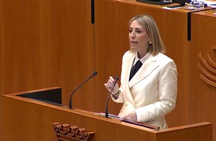 María Guardiola, presidenta en funciones de la Junta de Extremadura