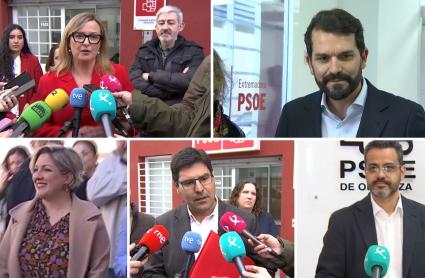Precandidatos para liderar el PSOE de Extremadura
