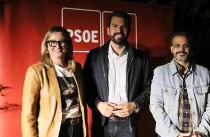 Blanca Martín, Álvaro Sánchez Ocaña y Manuel José González Andrade