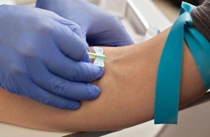 Donación de sangre en la región en una imagen de archivo