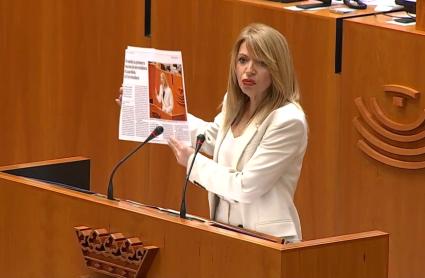 Piedad Álvarez, portavoz del PSOE en la Asamblea de Extremadura