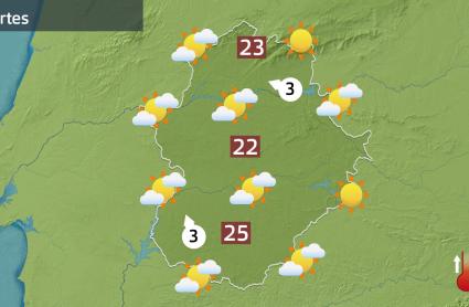 Mapa de previsión del 17 de marzo