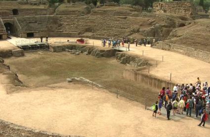 Anfiteatro Romano de Mérida en una imagen de archivo