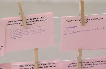 Exposición en el Meiac que pone en el centro las vivencias de las mujeres y su representación en el espacio público