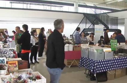 Mercado del coleccionismo de Villanueva de la Serena en una imagen de archivo