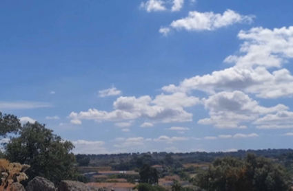 Nubes en Valencia de Alcántara
