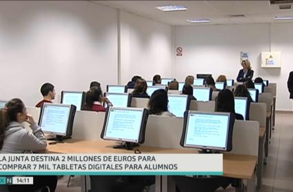 Los alumnos extremeños contarán con más de 7.100 tabletas digitales más el curso que viene