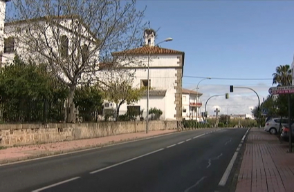 puesto fronterizo de la guardia civil en Valencia de Alcántara