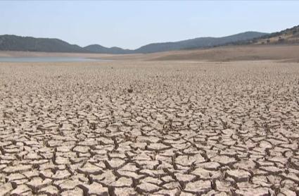 Imagen del embalse del Cíjara a mediados de agosto