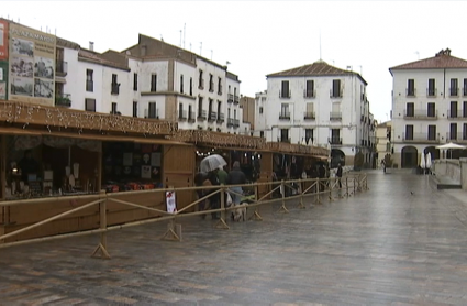 Imagen del Mercado Navideño del año pasado en la Plaza Mayor