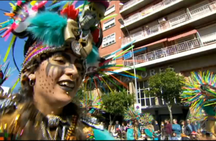 Desfile de comparsas de Badajoz 2022