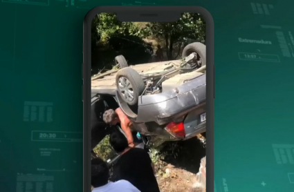 Accidente en Collado de la Vera