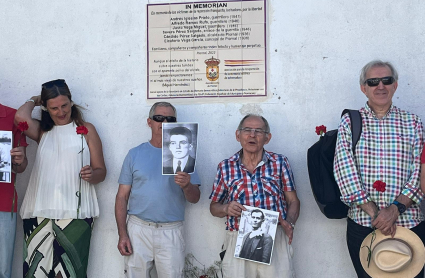 Homenaje a represaliados en Piornal