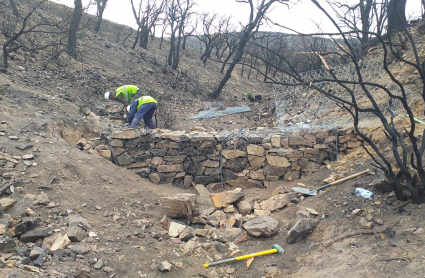 Trabajos en la Sierra de Miravete