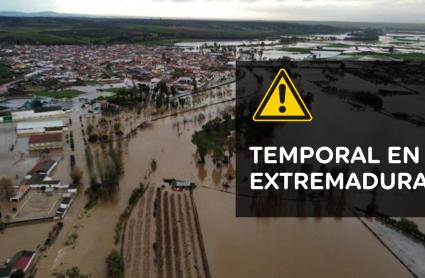 Información actualizada con la última hora sobre el temporal en Extremadura