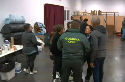Acogida en el edificio multiusos de Gévora