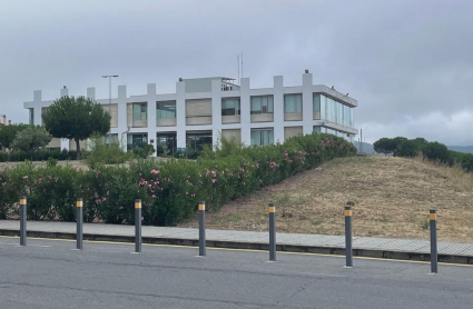 Exterior de la comisaría de la Policía Nacional en Plasencia