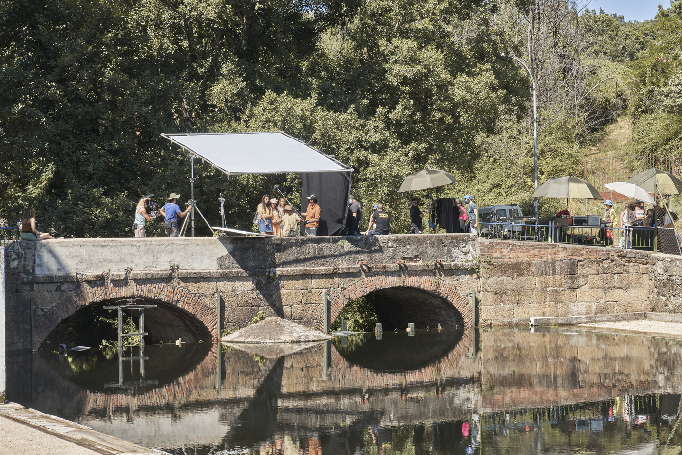 Rodaje de 'Cerdita' en Villanueva de la Vera