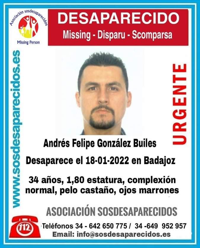 Cartel del desaparecido, Andrés Felipe González Builes