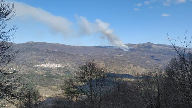 Incendio en el Valle del Jerte,  marzo 2021 (Imagen: Europa Press)