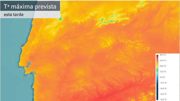 Temperatura máxima prevista para hoy miércoles 8 de septiembre