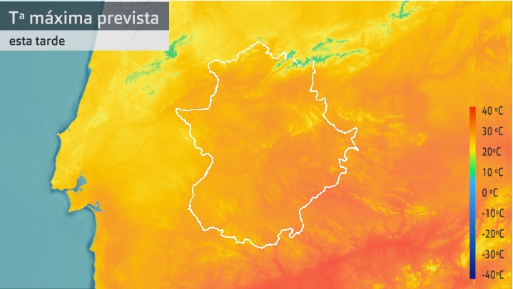 Temperatura máxima prevista para hoy martes 28 de septiembre