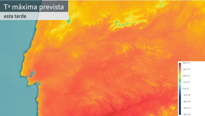 Temperatura máxima prevista para hoy viernes 10 de septiembre