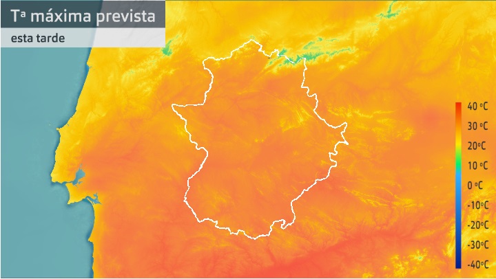 Temperatura máxima prevista para hoy miércoles 20 de octubre