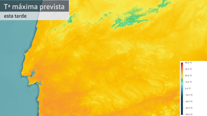 ´Temperatura máxima prevista para hoy miércoles 15 de septiembre