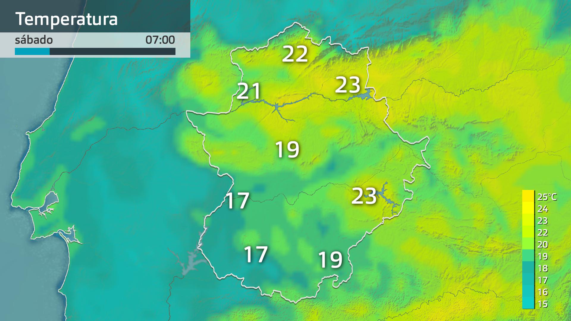 Temperaturas mínimas 3 de agosto