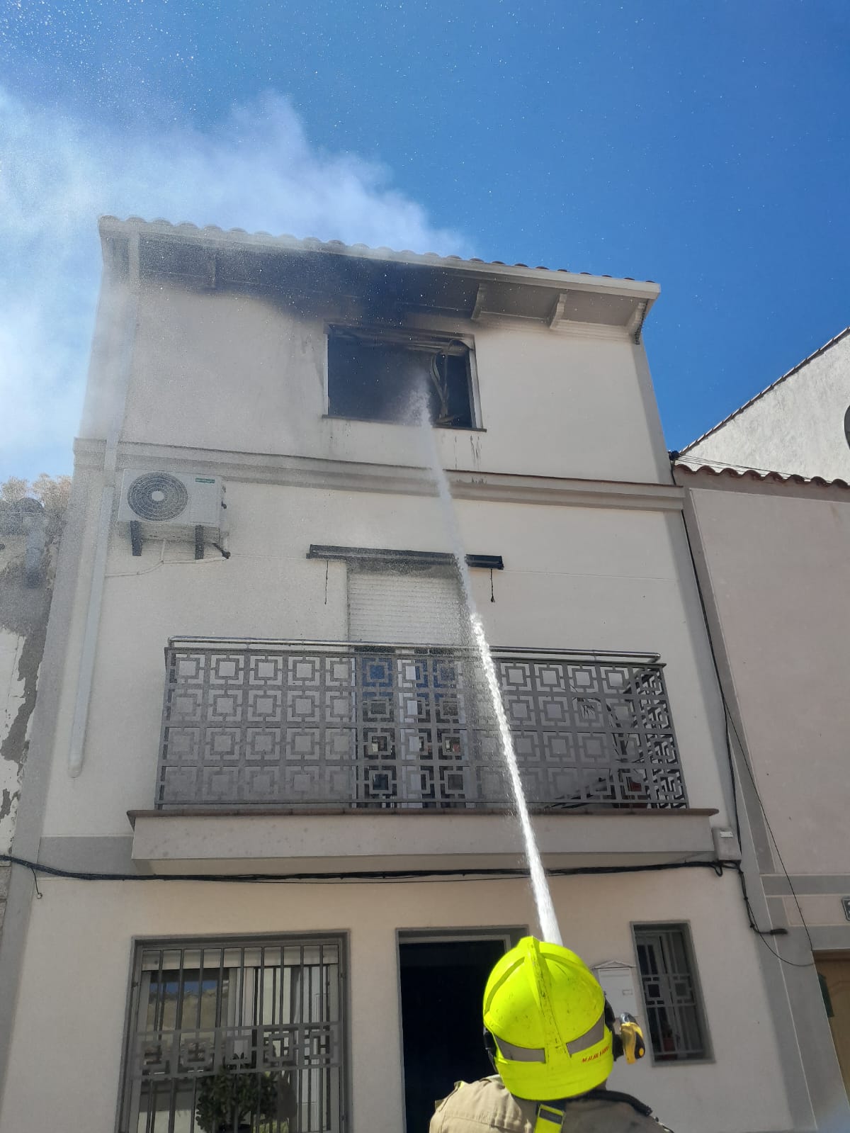 Incendio en Casar de Cáceres