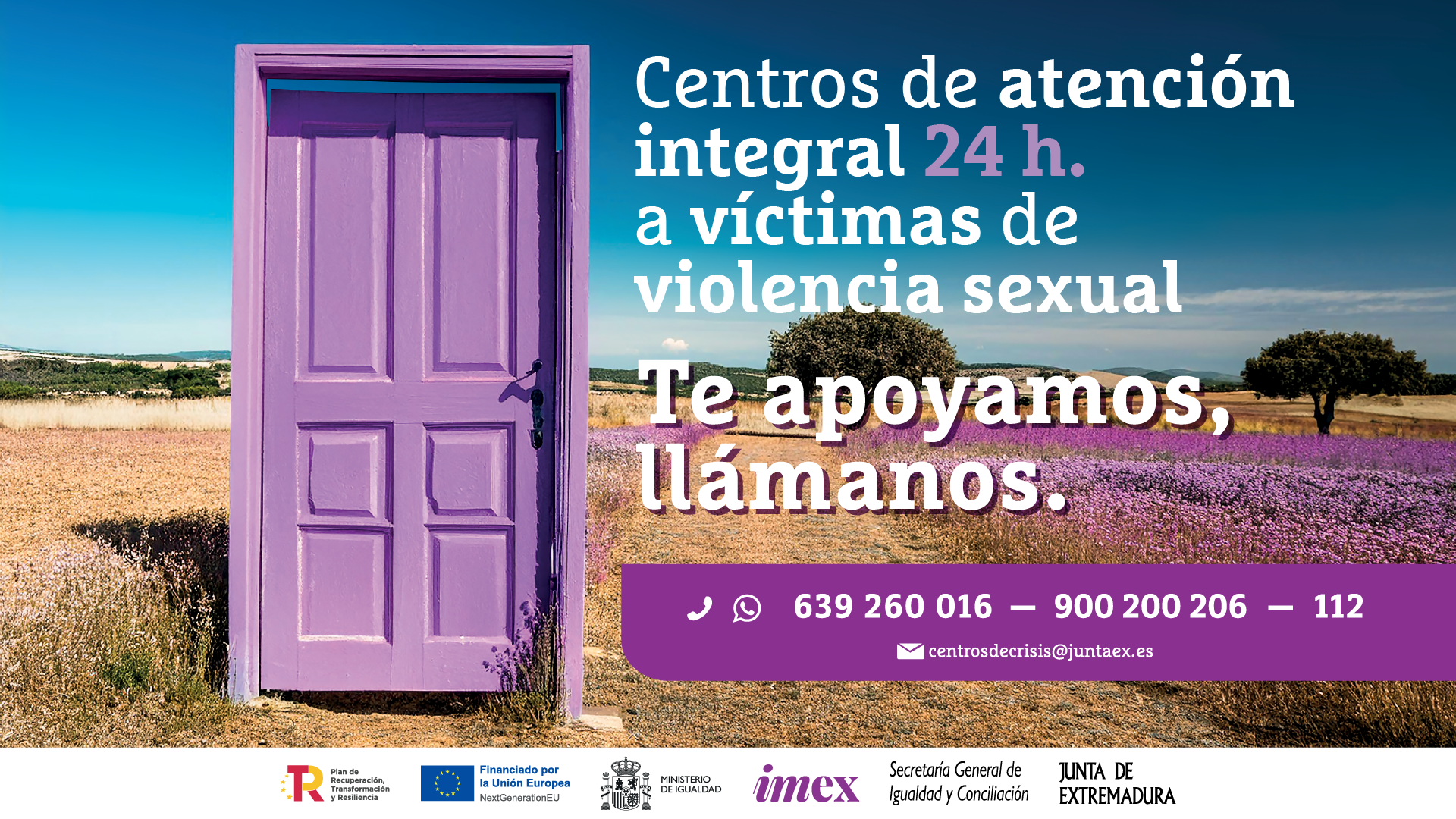 Centros de Crisis de Atención Integral 24 horas a Víctimas de Violencia Sexual