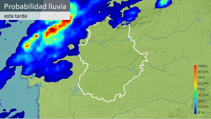 Probabilidad de lluvia para hoy miércoles 20 de octubre