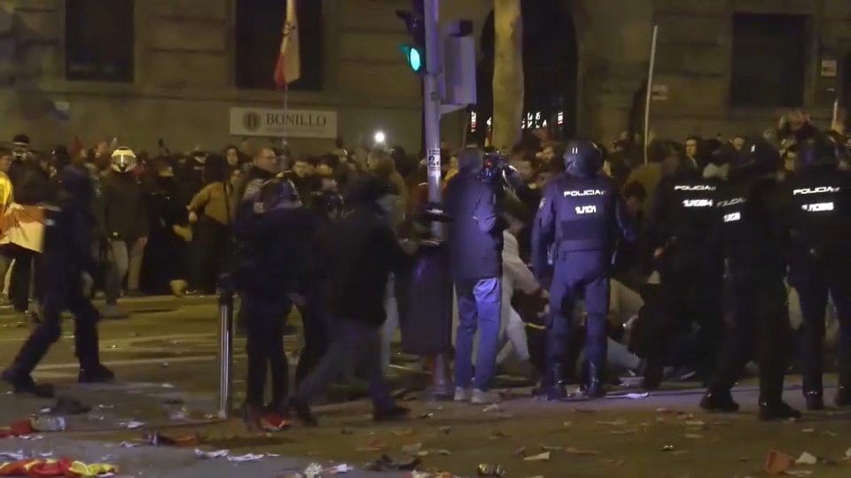 Protestas en Madrid